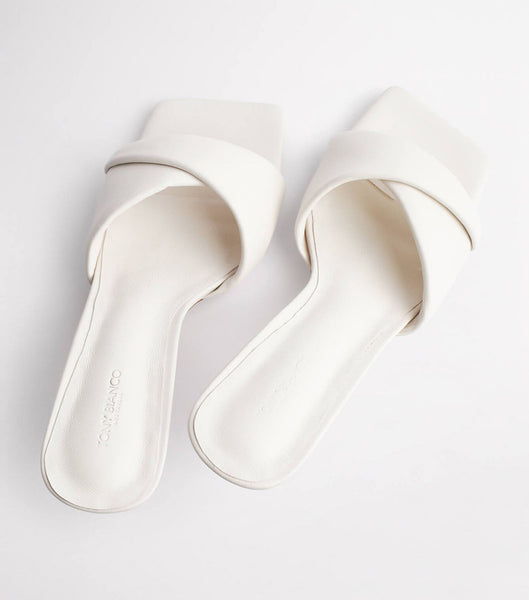 Tony Bianco Alexa Dove Nappa 6.5cm Lave hæle Hvide | DKDYB38309