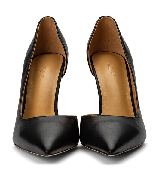 Tony Bianco Alyx Black Como 10.5cm Court Sko Sort | MDKFT84782