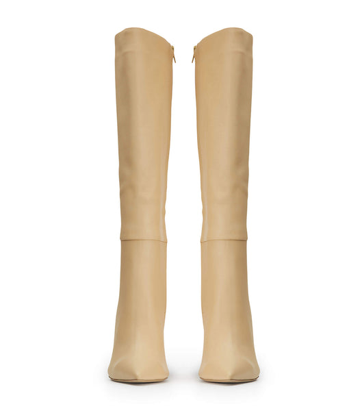 Tony Bianco Apollo Butter Nappa 10.5cm Stiletstøvler Beige | DKJKU97706