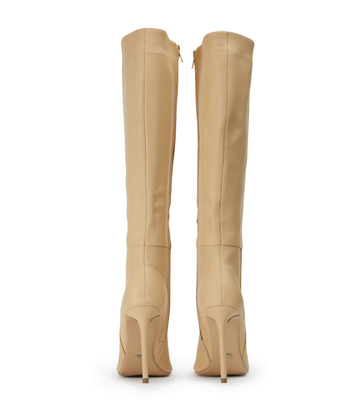 Tony Bianco Apollo Butter Nappa 10.5cm Stiletstøvler Beige | DKJKU97706