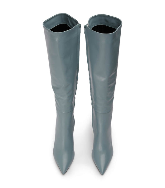 Tony Bianco Apollo Steel Nappa 10.5cm Stiletstøvler Grå | DKDYB69150