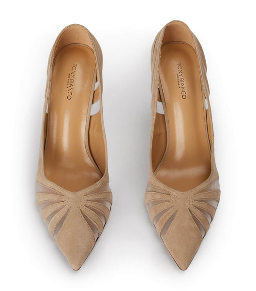 Tony Bianco Arrow Blush Ruskind 10.5cm Court Sko Lyserød | XDKBH41875