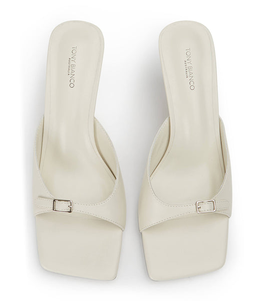 Tony Bianco Asar Dove Nappa 6.5cm Stilethæle Hvide | DKDYB29063