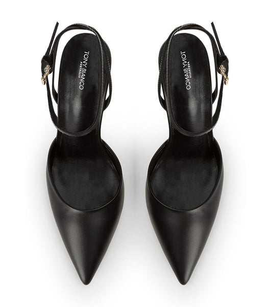 Tony Bianco Avalon Black Como 10.5cm Court Sko Sort | DKQCS51016