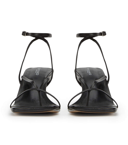 Tony Bianco Avi Black Nappa 6.5cm Event hæle Sort | DKJVR85422