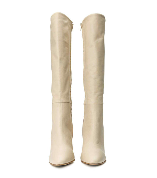 Tony Bianco Bellez Vanilla Venice 9.5cm Mid Calf Støvler Lysegul | SDKVO46129