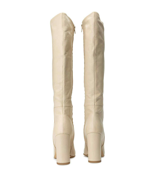 Tony Bianco Bellez Vanilla Venice 9.5cm Mid Calf Støvler Lysegul | SDKVO46129