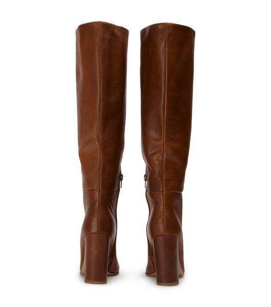 Tony Bianco Boss Cognac 9.5cm Mid Calf Støvler Brune | DKIIZ85332