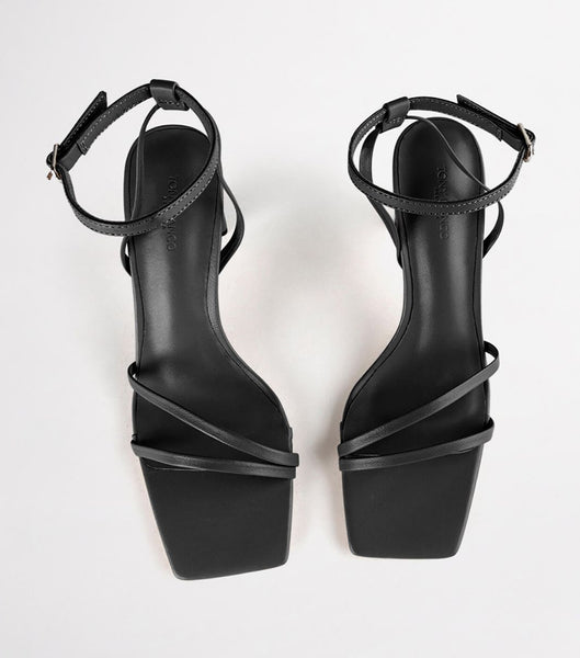 Tony Bianco Corso Black Nappa 8.5cm Stilethæle Sort | SDKNY27393