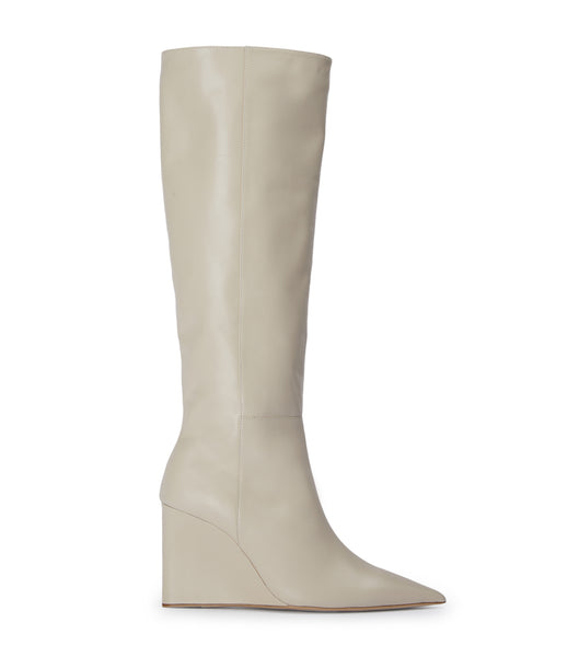 Tony Bianco Drake Vanilla Capretto 9.5cm Støvler med Hæl Lysegul | DDKKV61164