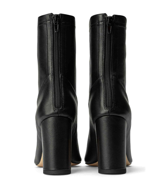 Tony Bianco Ellie Black Nappa 8.5cm Støvler med Hæl Sort | FDKHY49632