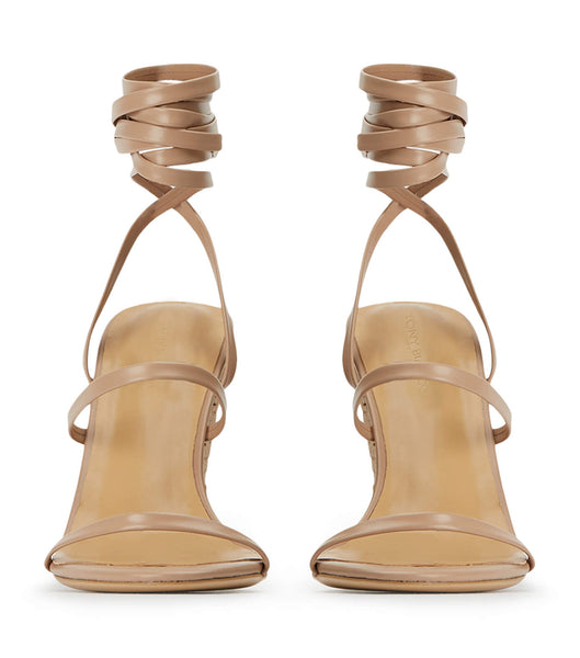 Tony Bianco Gabriella Skin Capretto 11cm Strappy hæle Hudfarvet | DKQAV72436