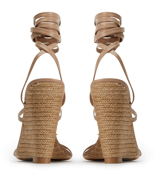 Tony Bianco Gabriella Skin Capretto 11cm Strappy hæle Hudfarvet | DKQAV72436