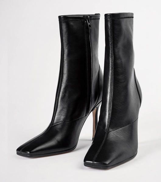 Tony Bianco Halsey Black Como 10.5cm Stiletstøvler Sort | QDKUV35631