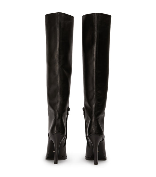 Tony Bianco Hot Black Como 10.5cm Mid Calf Støvler Sort | GDKEC29717