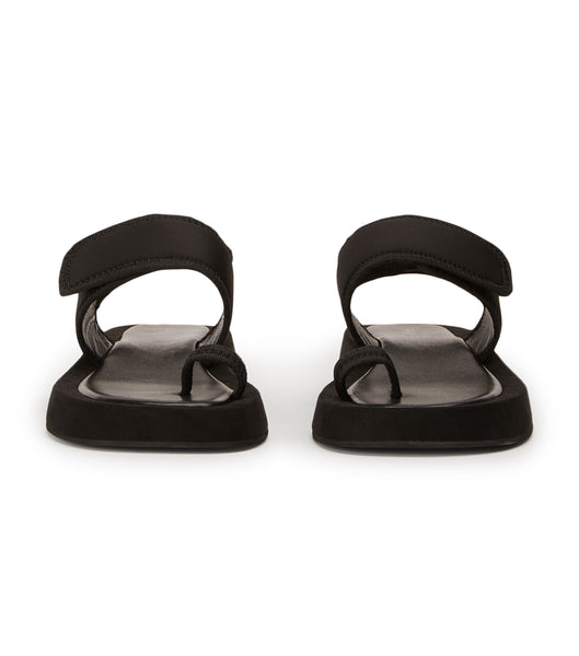 Tony Bianco Iso Black Neoprene 3.5cm Sandaler Sort | DKICD45923