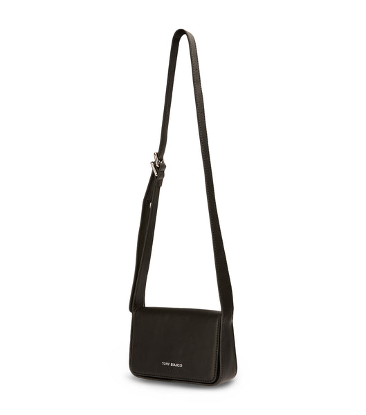 Tony Bianco Janey Black Læder Shoulder Bag Accessories Sort | EDKHC69498