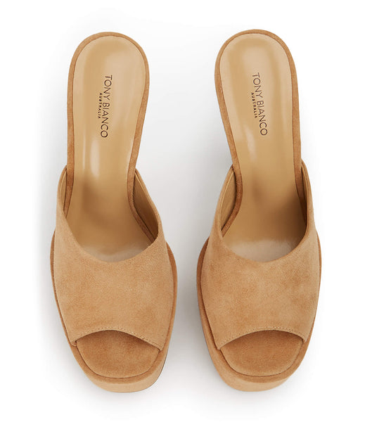 Tony Bianco Jordyn Butterscotch Ruskind 15cm Stilethæle Brune | MDKFT24536