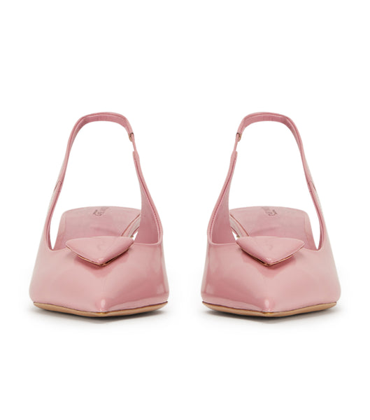 Tony Bianco Kimmy Musk Hi Shine 4.5cm Court Sko Lyserød | MDKFT63303