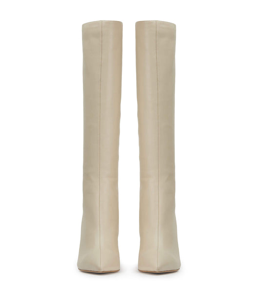 Tony Bianco Kortez Vanilla Nappa 9.5cm Stiletstøvler Lysegul | SDKVO44980
