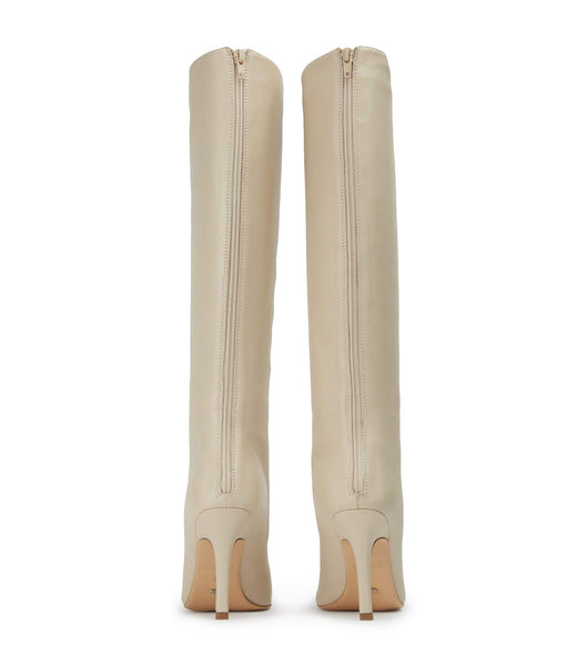 Tony Bianco Kortez Vanilla Nappa 9.5cm Stiletstøvler Lysegul | SDKVO44980