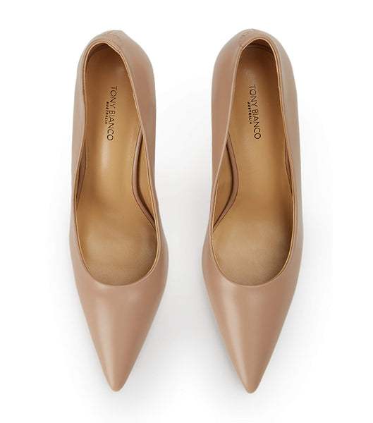 Tony Bianco Kysaia Skin Capretto 9.5cm Court Sko Hudfarvet | GDKEC49831
