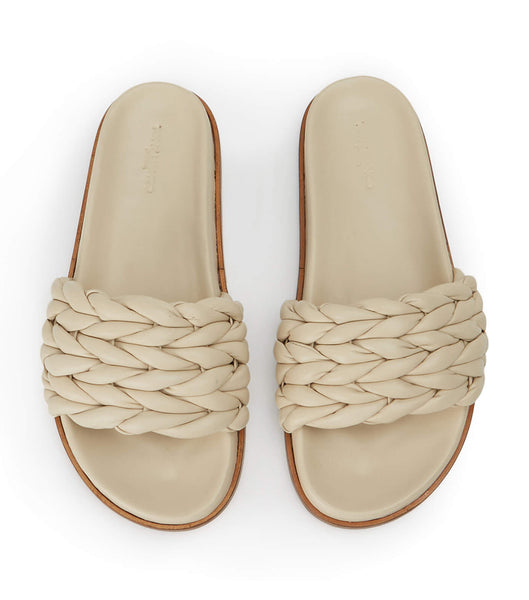 Tony Bianco Layton Vanilla Nappa Sandaler Lysegul | DKDFL37804