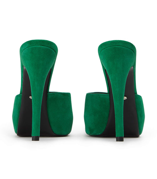 Tony Bianco Love Jade Ruskind 12cm Platform Sko Grøn | EDKVG19331