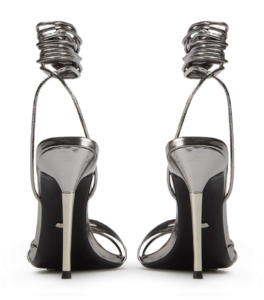 Tony Bianco Mavis Gunmetal Glimmer 10.5cm Brudehæle Grå | UDKND48862
