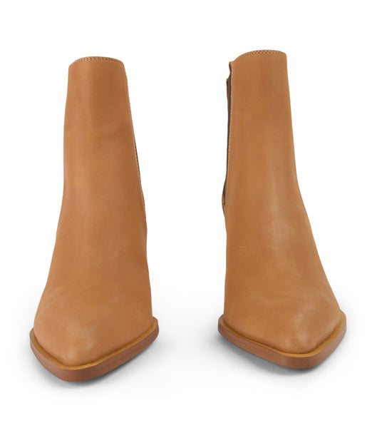 Tony Bianco Piston Caramel Diesel/Choc Wax 7.5cm Ankelstøvler Brune | DKDYB29755