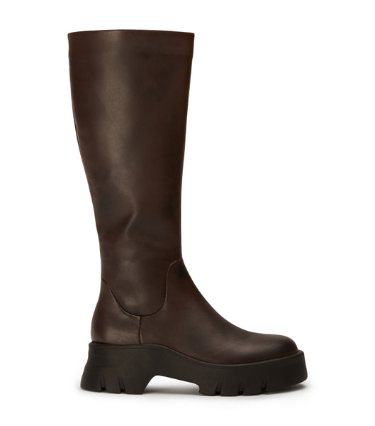 Tony Bianco Rage Choc Como 5.5cm Kampstøvler Chokolade | DKJZR29506