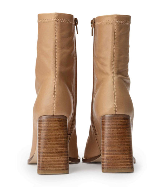 Tony Bianco Rover Caramel Venice 8.5cm Ankelstøvler Beige | DKDFL19591