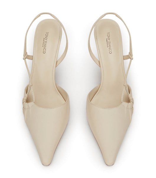 Tony Bianco Sakai Dove Nappa 8cm Event hæle Hvide | DKEGJ24539
