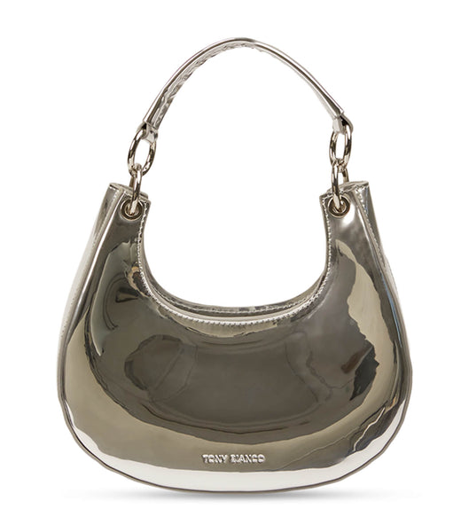 Tony Bianco Talia Silver Shine Mini Handbags Accessories Sølv | DKNZX90461