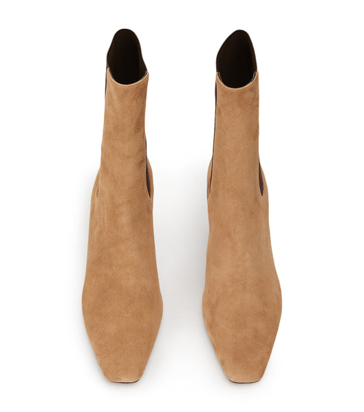 Tony Bianco Verona Butterscotch Ruskind 5cm Støvler med Hæl Brune | ZDKMJ81453