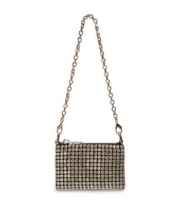 Tony Bianco Arabelle Clear Crystal Mini Handbags Accessories Sølv | QDKUV35915