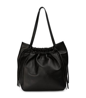 Tony Bianco Lucky Black Nappa Handbag Accessories Sort | PDKER89899
