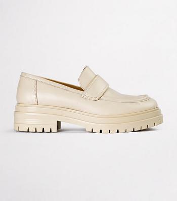 Tony Bianco Wiz Vanilla Capretto 4.5cm Loafers Lysegul | ADKDF52451